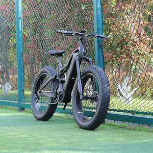 Most Attractive Carbon Fiber Frame Fat Bike Beach Mid Drive Ebike 26 Inch Electric Cruiser Bike 48v Fatbike