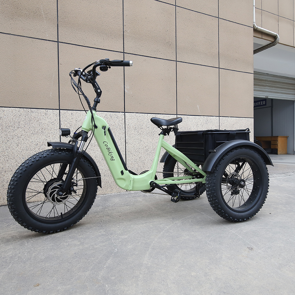 Gonped Wholesale High Quality 3 Wheel Adults Battery Powered Electric Tricycles Adultos Three Wheel Triciclo Electrico Trike