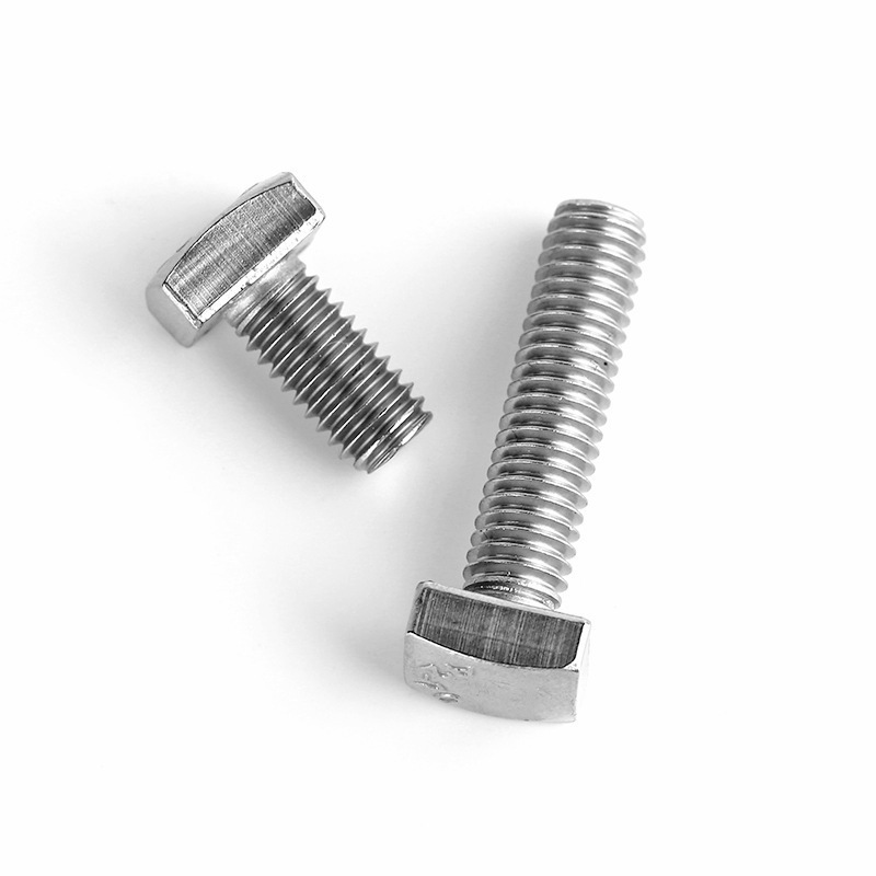 hardware fastening stainless steel square head machine bolt  full thread bolts