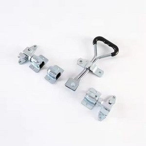 Refrigerated truck rear door lock trailer handle lock