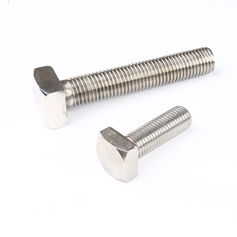 hardware fastening stainless steel square head machine bolt  full thread bolts