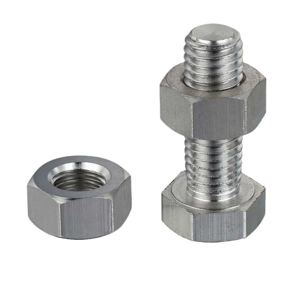 Ningbo Manufacture hex bolt custom stainless steel bolt and nut