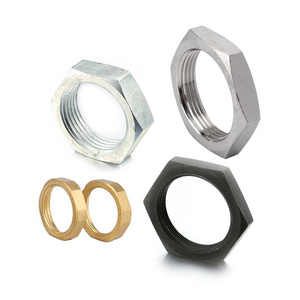 Customized and Standard size Low price carbon steel black stainless steel hex jam nut hex thin nut