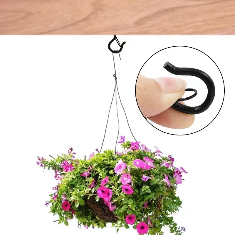 Hanging eye iron Q-hanger hooks for outdoor string lights Christmas Rope clips