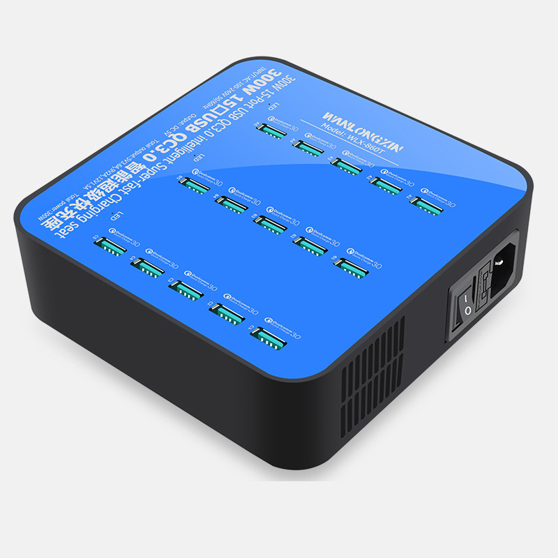 Multi-port USB charger 300W 60 in-1 USB Charging Station QC 3.0 Electronic Charging station 5V 2.4A for multiple devices