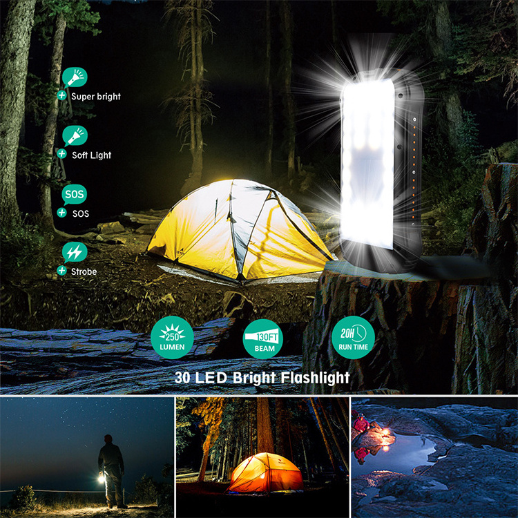 Trending Products Super Big LED Flashlight 26800mAh Power Bank Fast Charging High Capacity Solar Power Bank