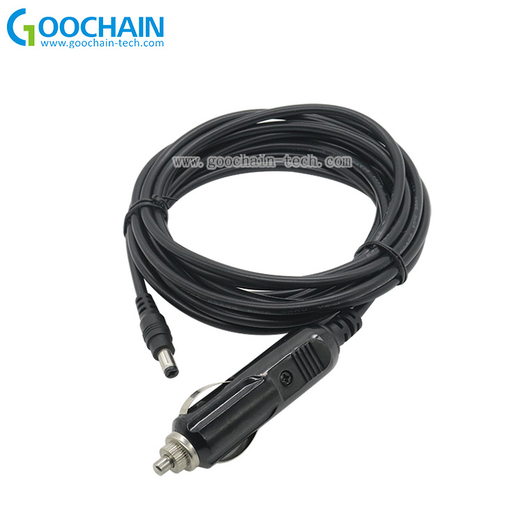 DC 5.5x2.1mm Plug to Car Charger Power Supply Car Cigarette Lighter Adapter Charging Cable