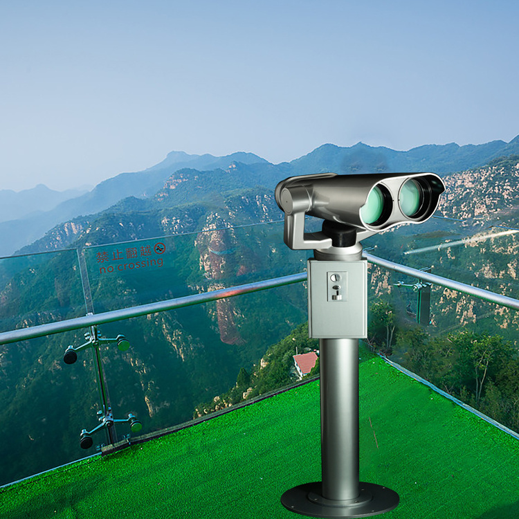 Top powerful giant telescopes 25x100 powerful long range giant coin-operated binoculars coin control binoculars for sightseeing