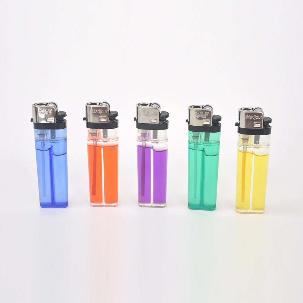 HP-60 wholesale cheaper  plastic gas flint stone lighter refillable and disposable  bulk lighters with custom  logo