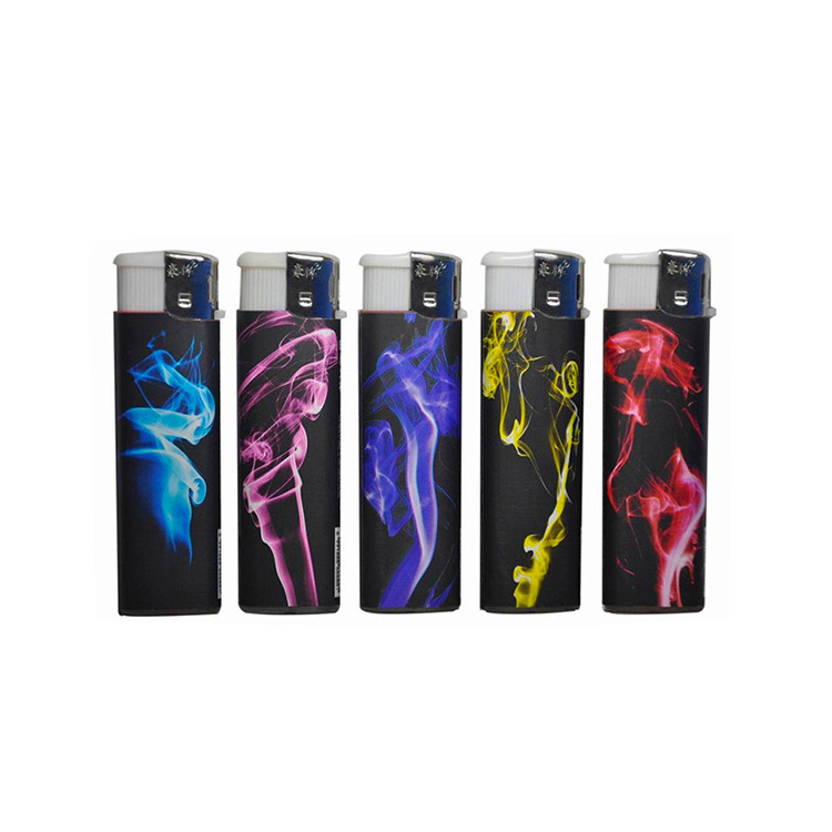 HP-808  manufacturer wholesale  cigarette lighter making machine jobon branded custom logo smoke  electric lighter