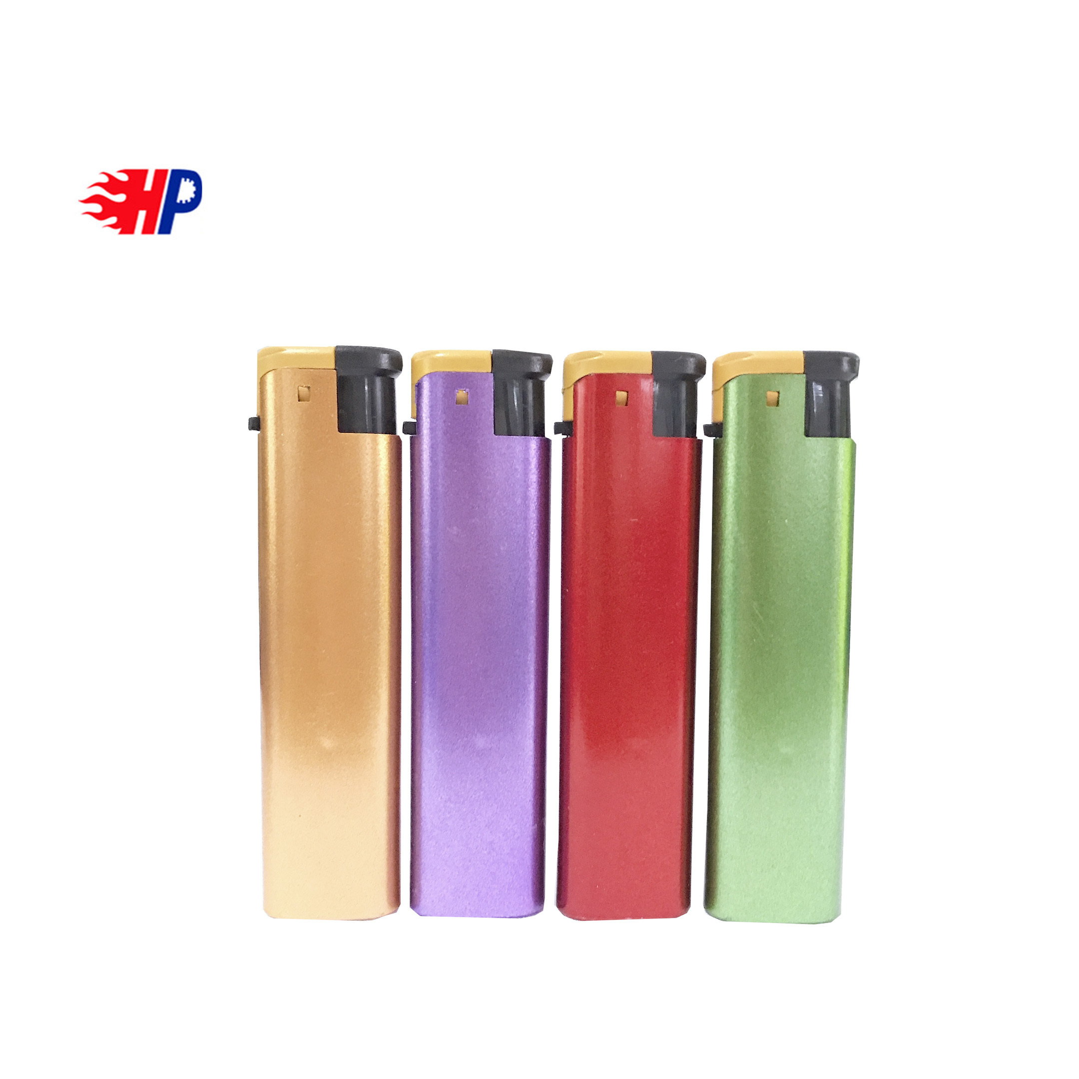 HP-883 lighter gas plastic  fashionable advertising slim  thin refillable windproof lighter