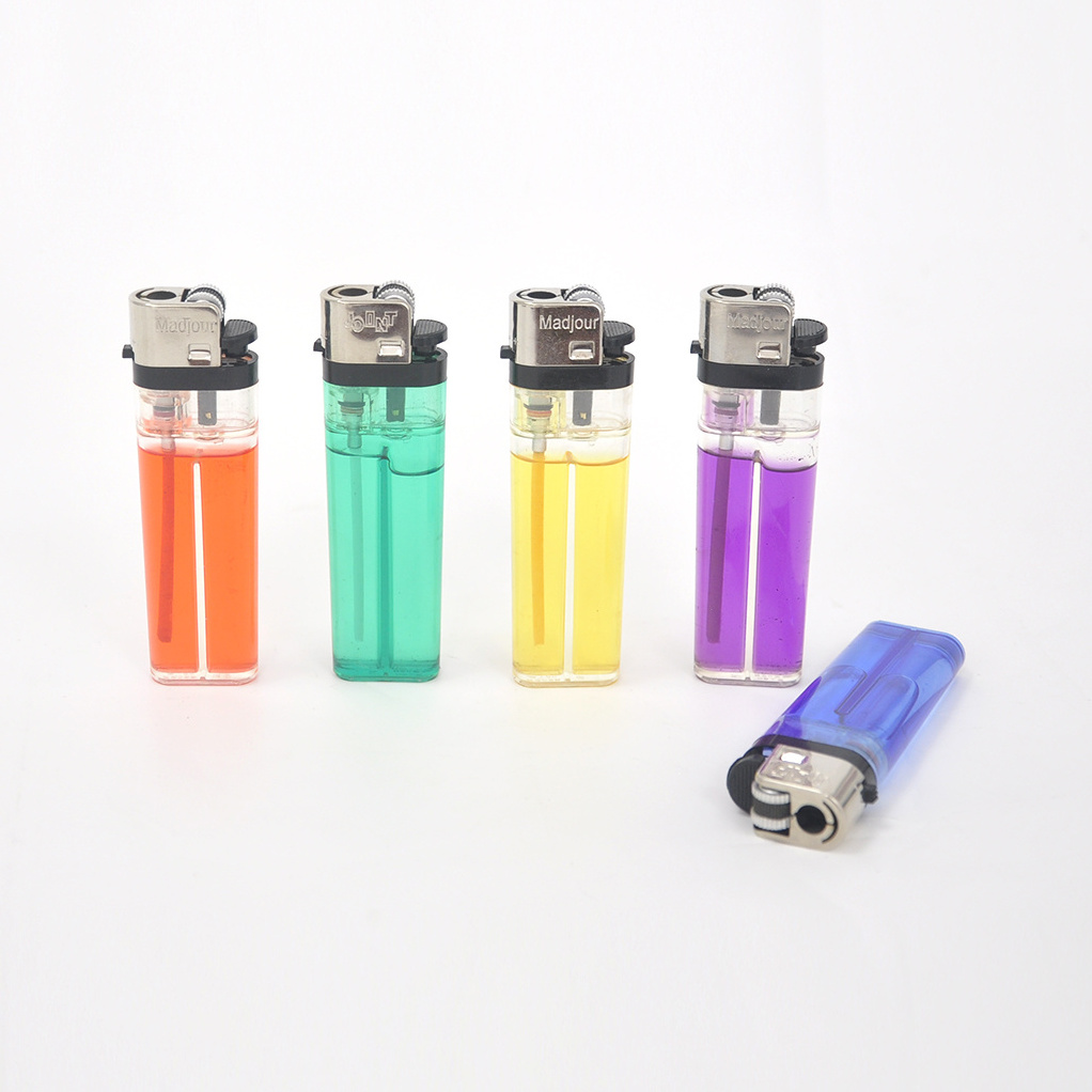 HP-60 wholesale cheaper  plastic gas flint stone lighter refillable and disposable  bulk lighters with custom  logo