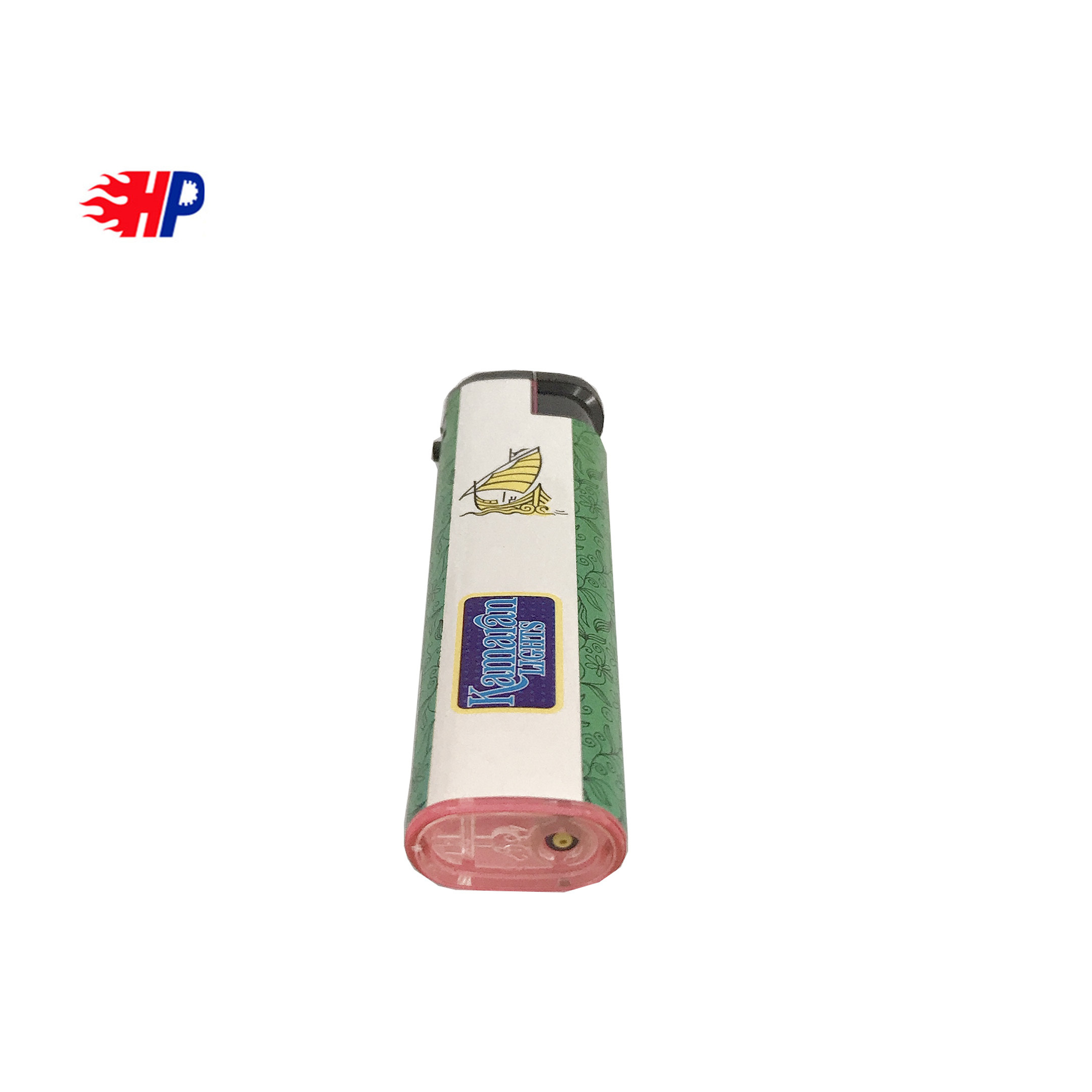 HP-883 lighter gas plastic  fashionable advertising slim  thin refillable windproof lighter