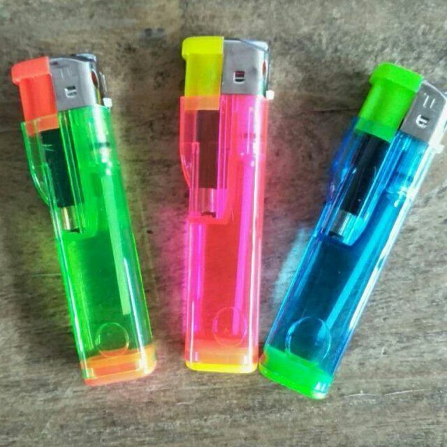 HP-1809  firework cigar  custom logo torch refill valve wind proof blue green flame gas personalized  transparent lighter