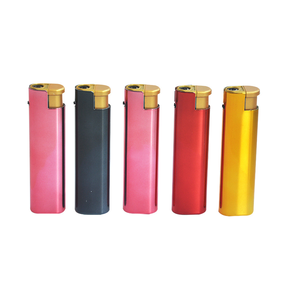 HP-883 lighter gas plastic  multi-purpose electronic cigarette refillable slim windproof gas accendini usa e getta  lighter