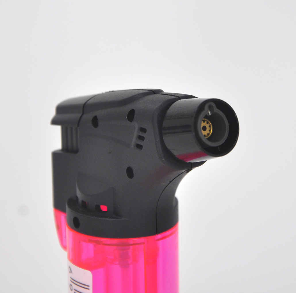 Factory wholesale-Plastic welding torch lighter gun shaped Refill gas torch lighter HP-K200 bulk lighter