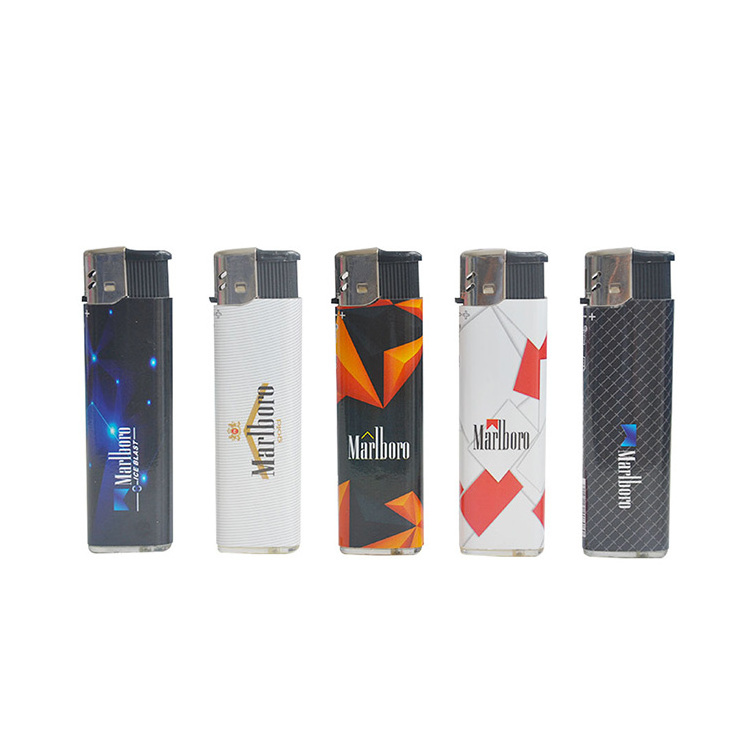 HP-808  manufacturer wholesale  cigarette lighter making machine jobon branded custom logo smoke  electric lighter