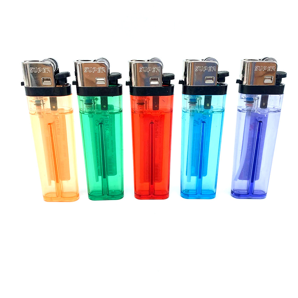 HP-60 wholesale cheaper  plastic gas flint stone lighter refillable and disposable  bulk lighters with custom  logo