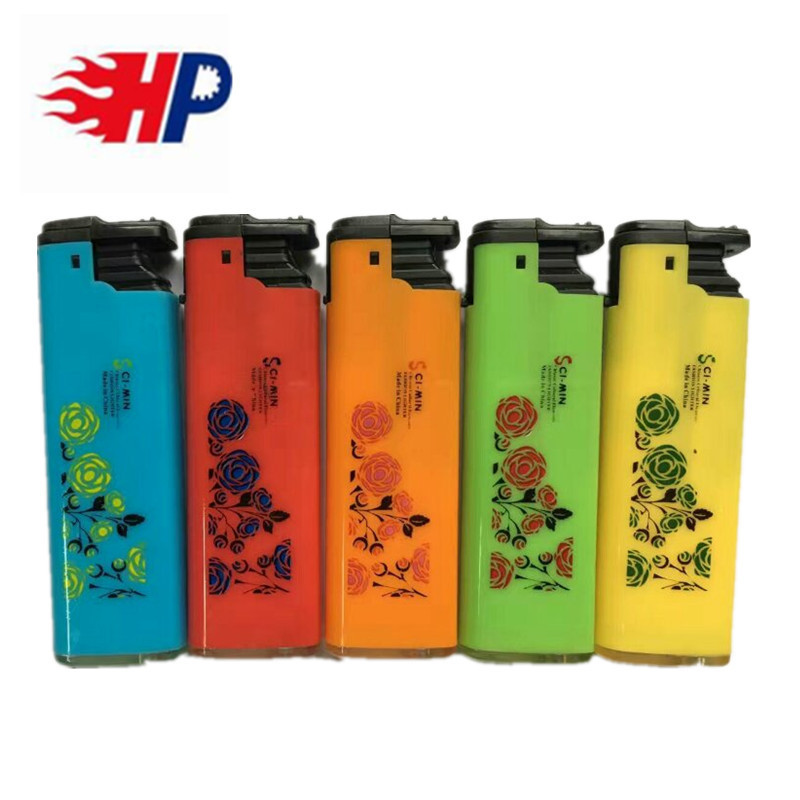 HP windproof gas electronic custom cigarette lighter sublimation lighter parts from factory