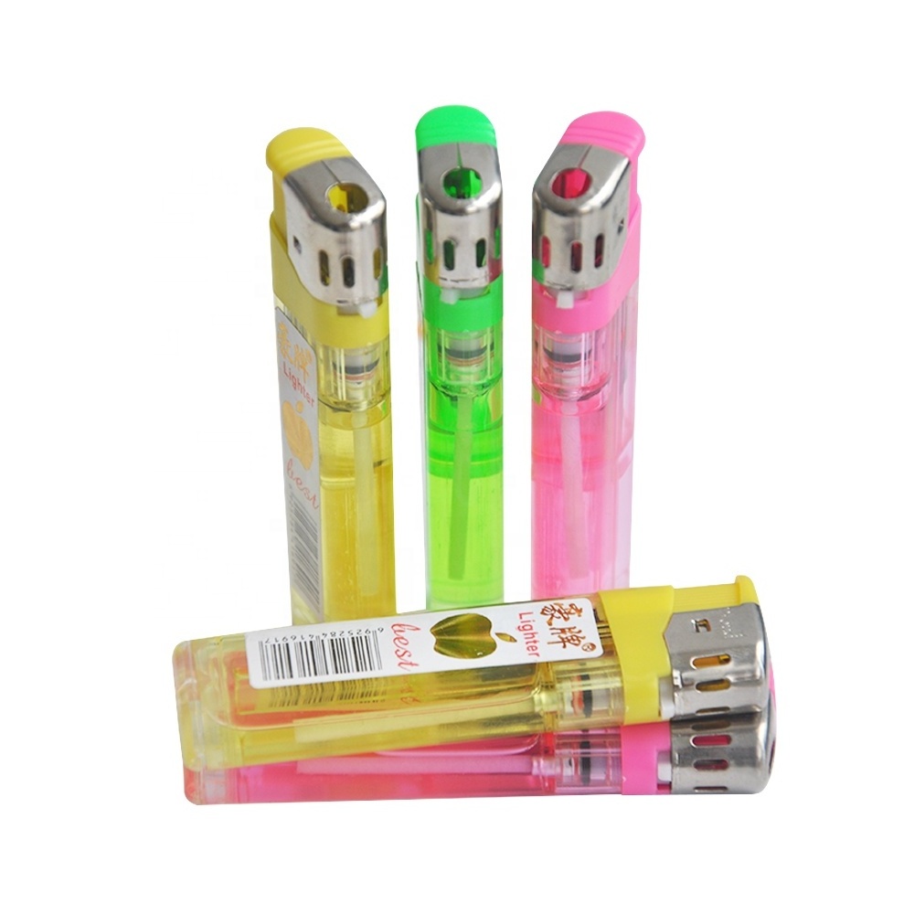 HP-169 Cheap Wholesale Multicolor Plastic Classic Lighter Torch Jet Flame