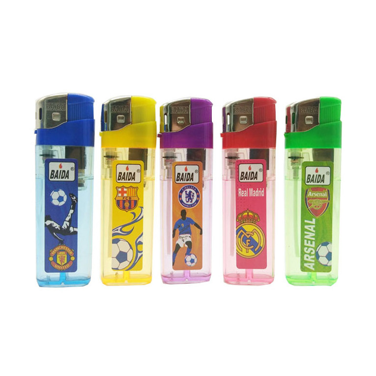 Smoking Gas Lighter Cigarette Gas Butane, Electronic Lighters Custom Logo Gas Cigarette Lighters