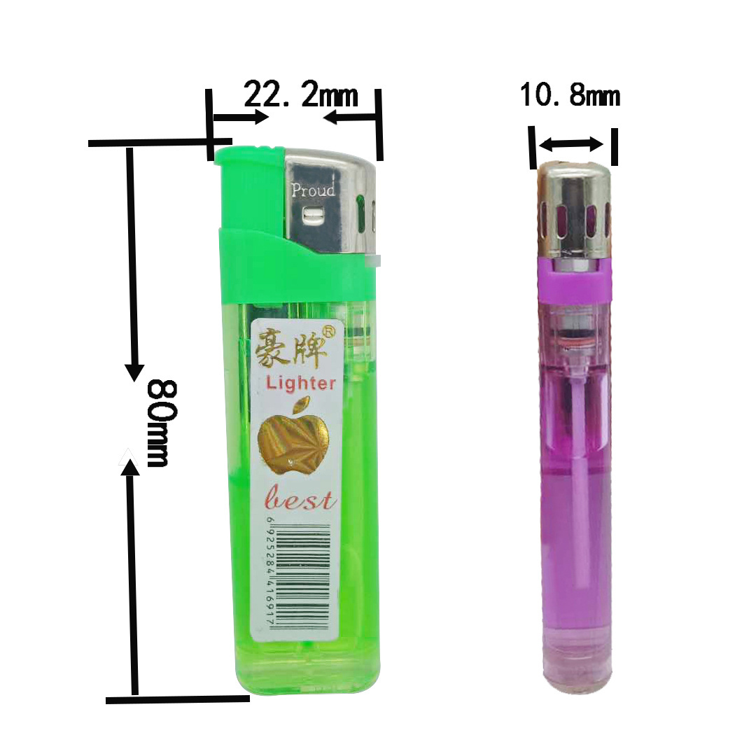 HP-169 Chinese flame lighter classical design popular baida model fluid  encendedors disposable plastic  cigarette  lighters