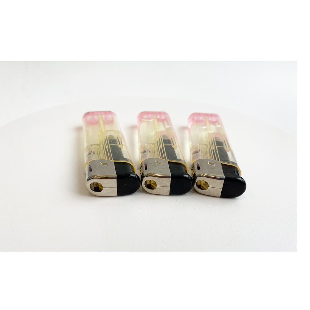 Haopai China Factory Wholesale Sigara Lighters Cheap Disposable Transparent Smoking Lighter