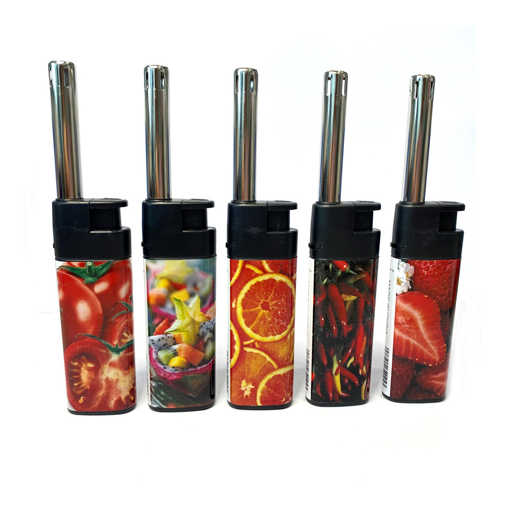 HP-611  Wholesale Electronic Jet Gun Lighter Big Flame Bbq Kitchen Lighter With Safety Lock