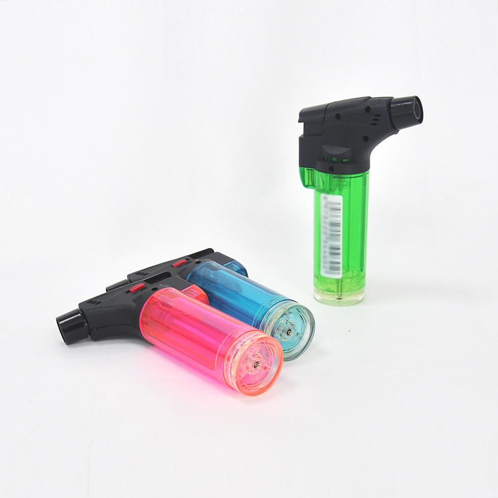 Factory wholesale-Plastic welding torch lighter gun shaped Refill gas torch lighter HP-K200 bulk lighter