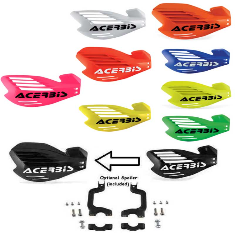 ACERBIS X-Force Motorcycle Handguard Racing Protective Hand Lever Guard Protector