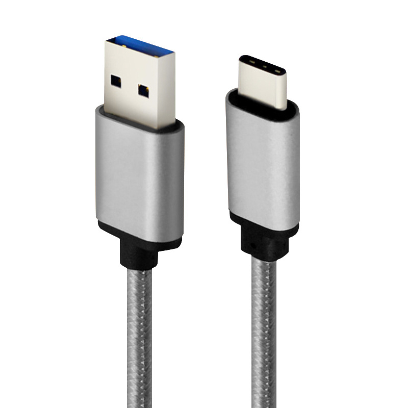 USB-C Cable Nylon Braided USB 3.1 A to 3.0 Type C Aluminum Alloy Date Sync Cable