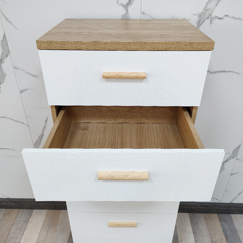 Storage cabinet solid wood foot chest of drawers simple modern cabinet chest of drawers 6 drawers file cabinet