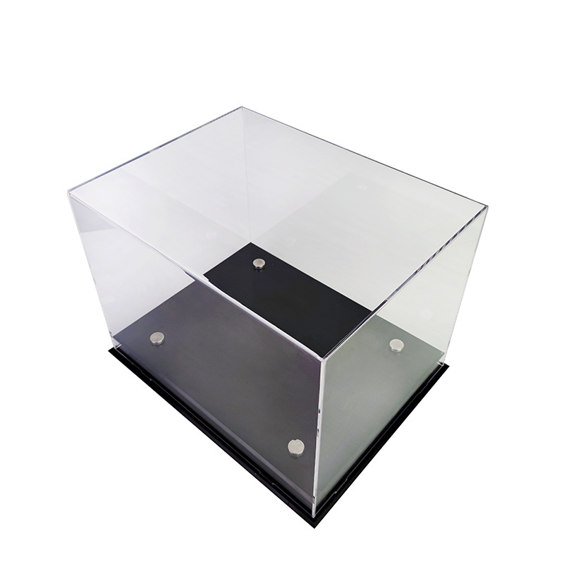 New arrived extra large Clear basketball handbag storage acrylic hat organizer display case  shoe acrylic box