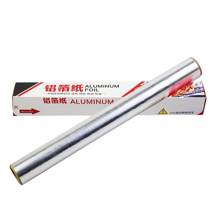 OEM household aluminium foil paper roll for food packing