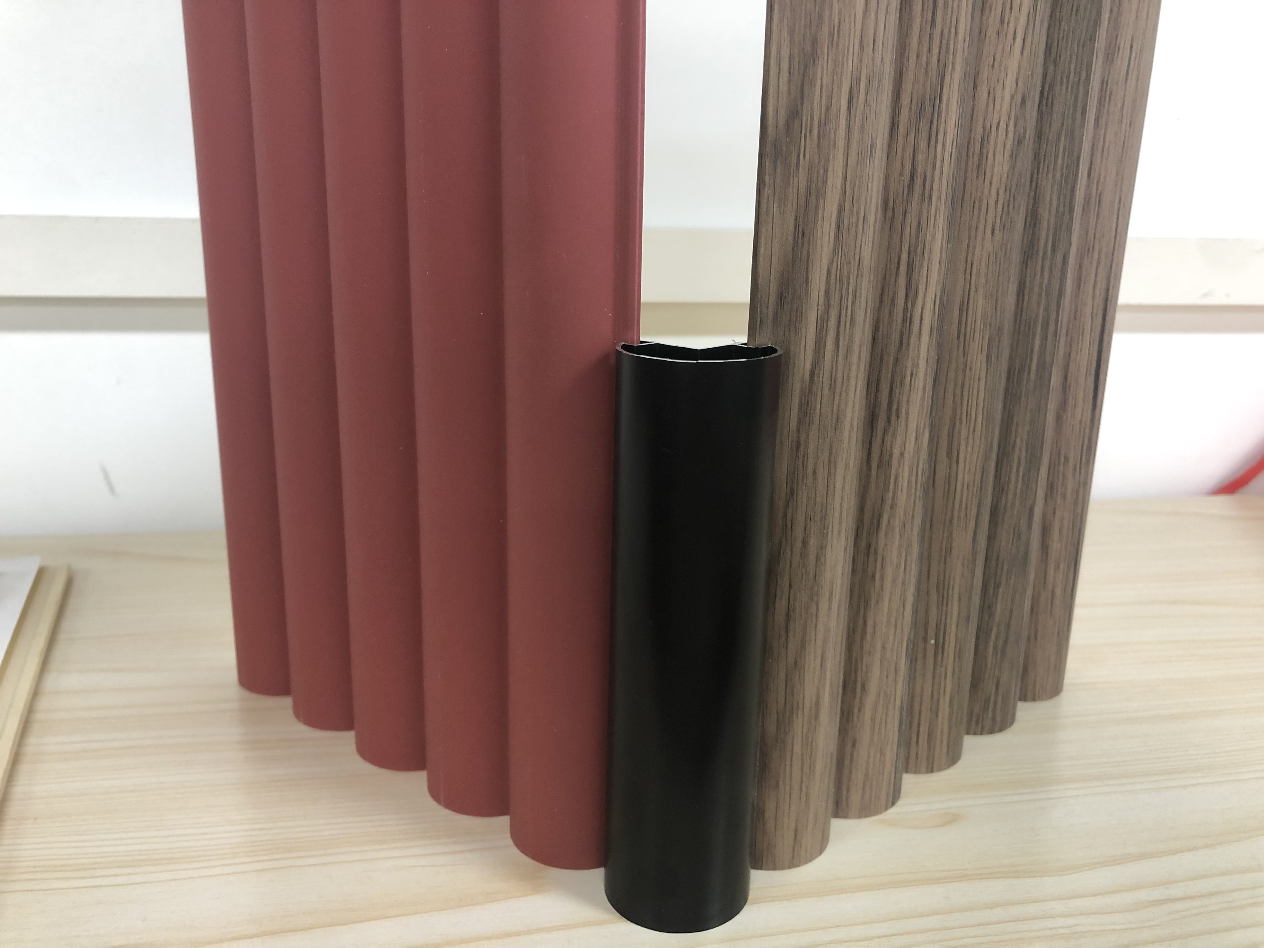 interior plastic wooden composite covering board wainscoting vinyl timber decorativ3d fluted cladding pvc wpc wall panel