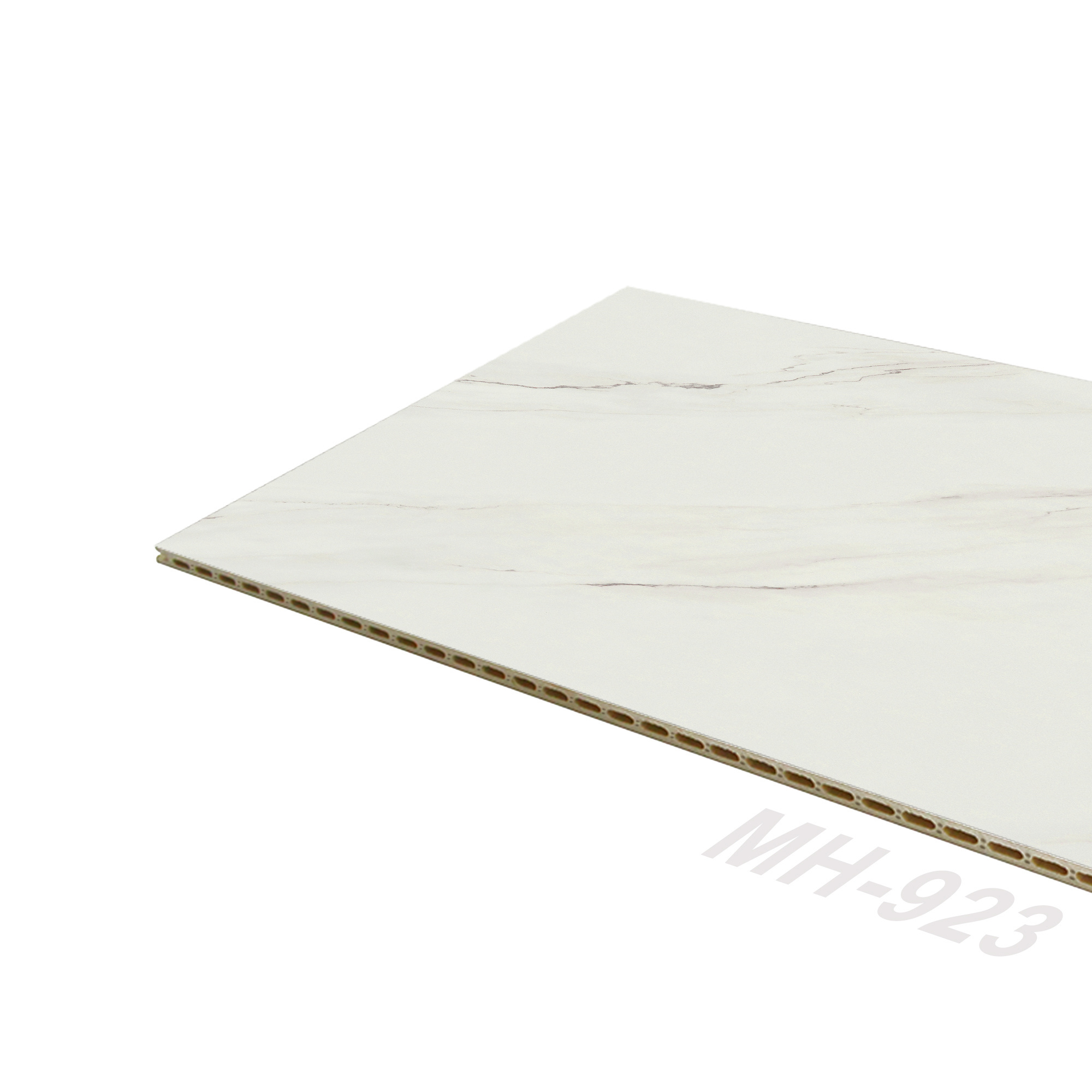 Factory Price Supply Stone Grain 100/300/600mm Interior Decorative Marble WPC PVC Hollow Board Bamboo Fiber Wall Panels