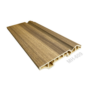 100mm floor baseboard PVC cover skirting board manufacture plastic baseboards polyurethane skirting board