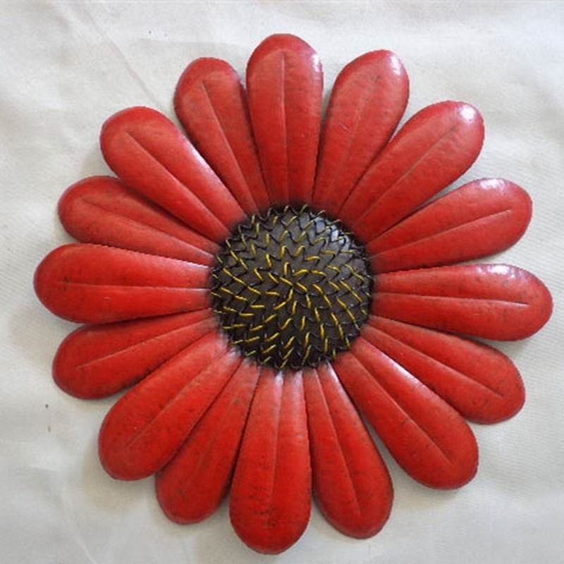 Decorative artificial flower Wall Art Home wall Decor Garden Decoration metal flower