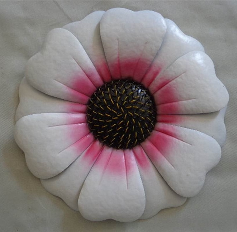 Decorative artificial flower Wall Art Home wall Decor Garden Decoration metal flower