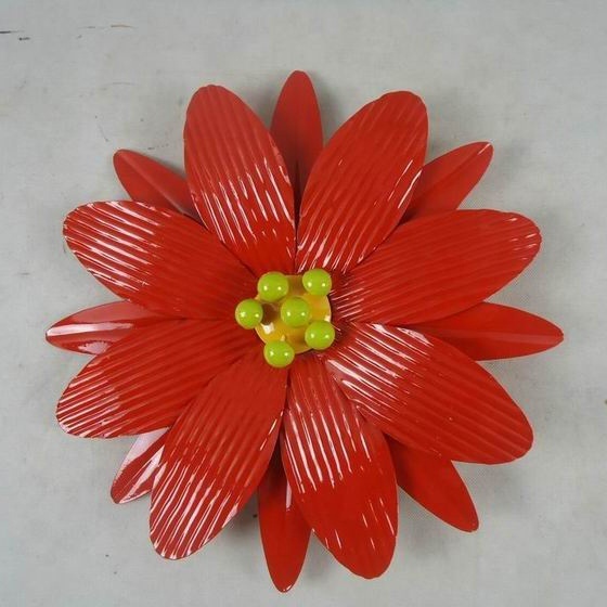 Decorative artificial flower Wall Art Home wall Decor Garden Decoration metal flower