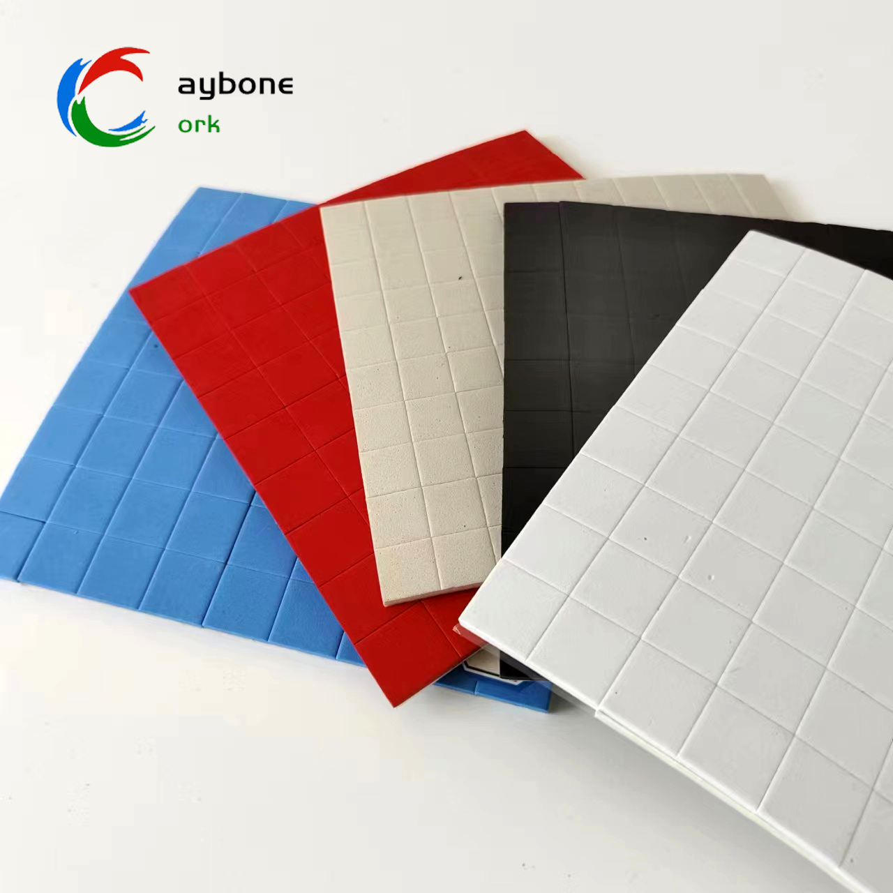 High Performance 20*20*3mm EVA Pads Resilient Removable Foam Red Blue White Black for Glass Transport Made of EPS Foam