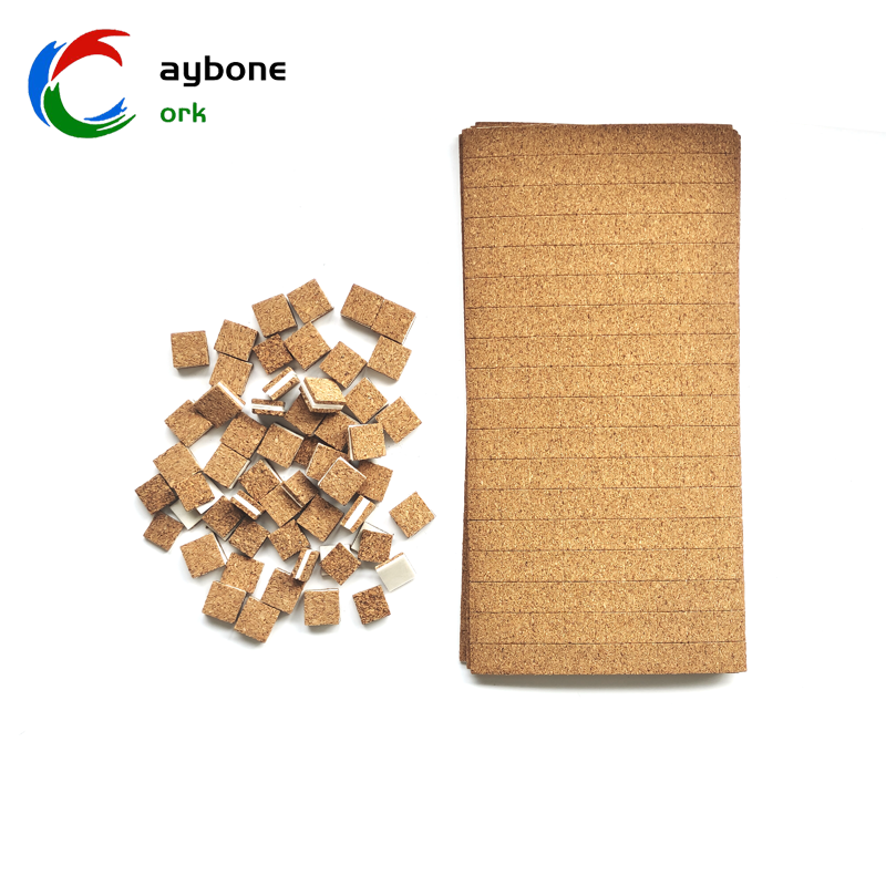 Customizable Natural Cork Pads 3*18*18mm+1.5mm Foam for Protection in Packaging Manufacturer Specific Dimensions