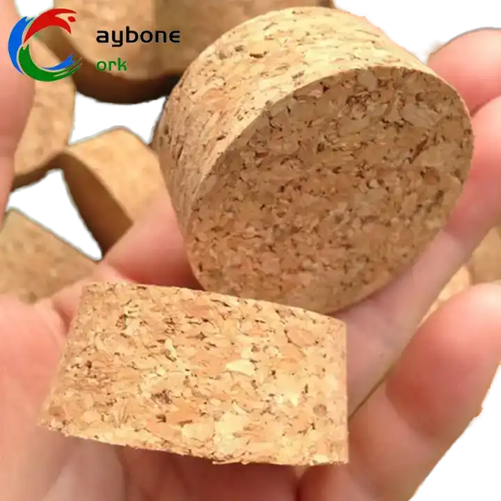 Custom Leakproof Wine Bottle Soft Wood Corks Tapered Cork Plugs Small Natural Wine Bottle Corks Stopper For Beer Liquor Bottles