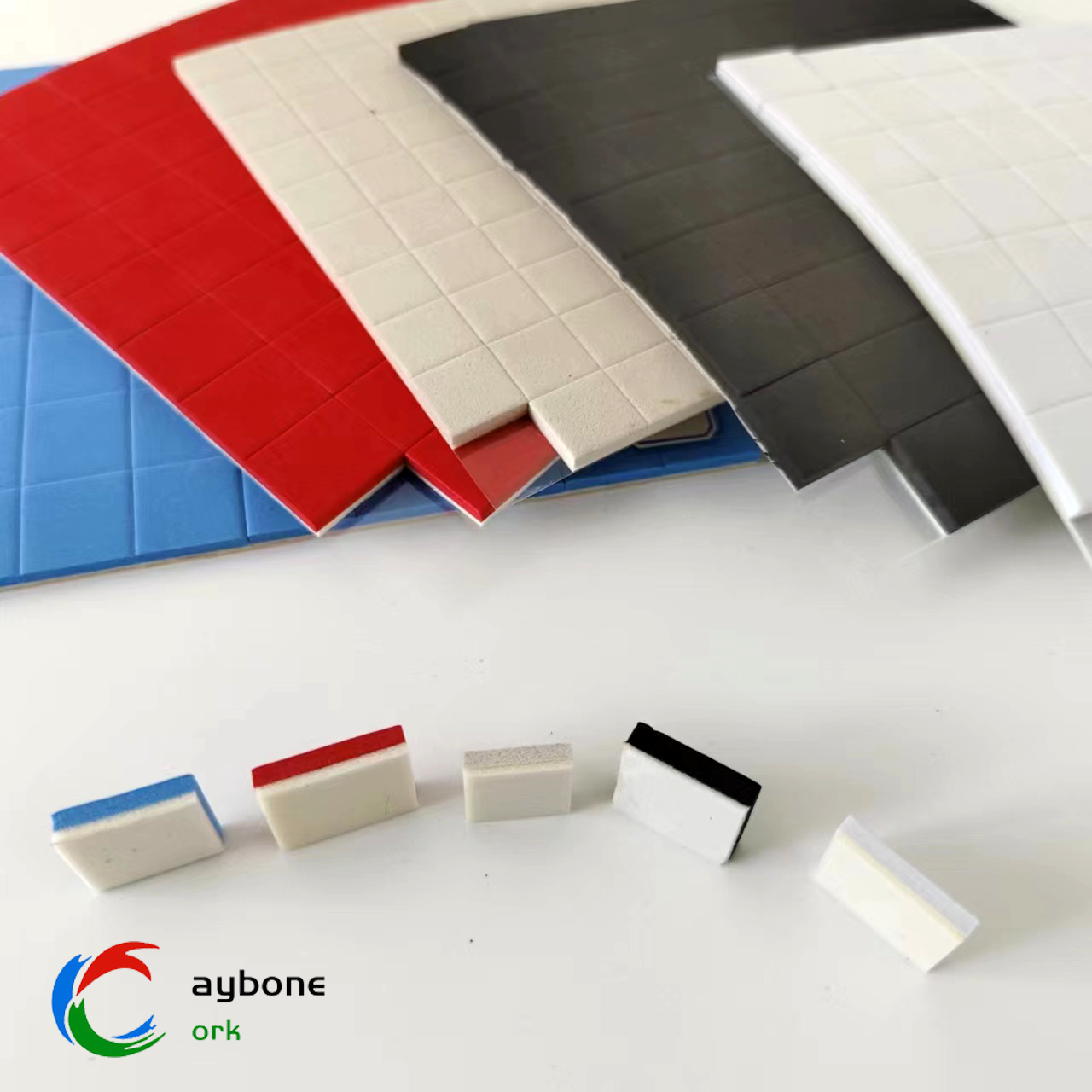 High Performance 20*20*3mm EVA Pads Resilient Removable Foam Red Blue White Black for Glass Transport Made of EPS Foam