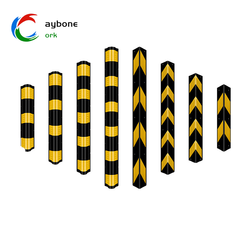 Wholesale Resilient Reflective Rubber Car Parking Column Protector Edge Protector for Parking Space Avoids Damage