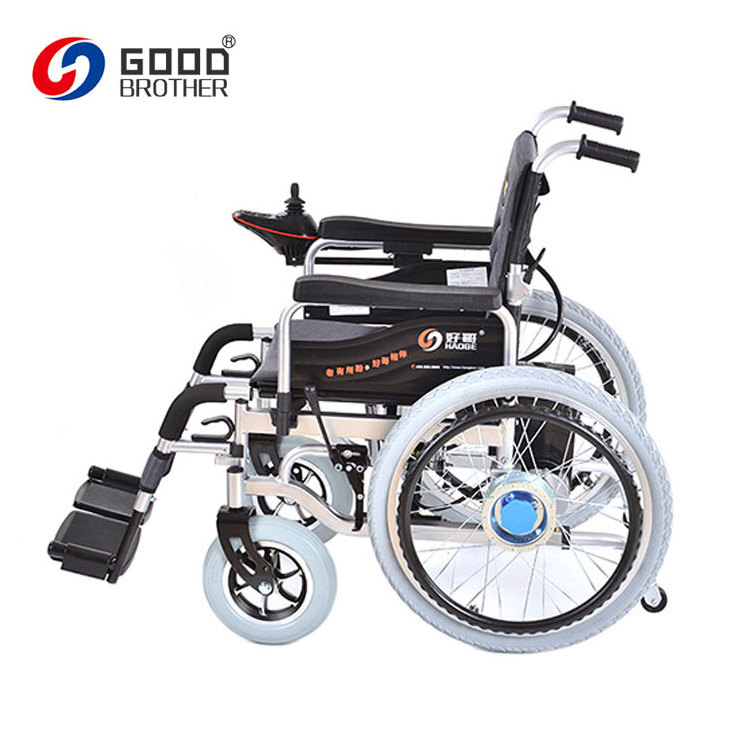 HG-W660B lightweight foldable electric beach wheelchair, electric power wheelchair