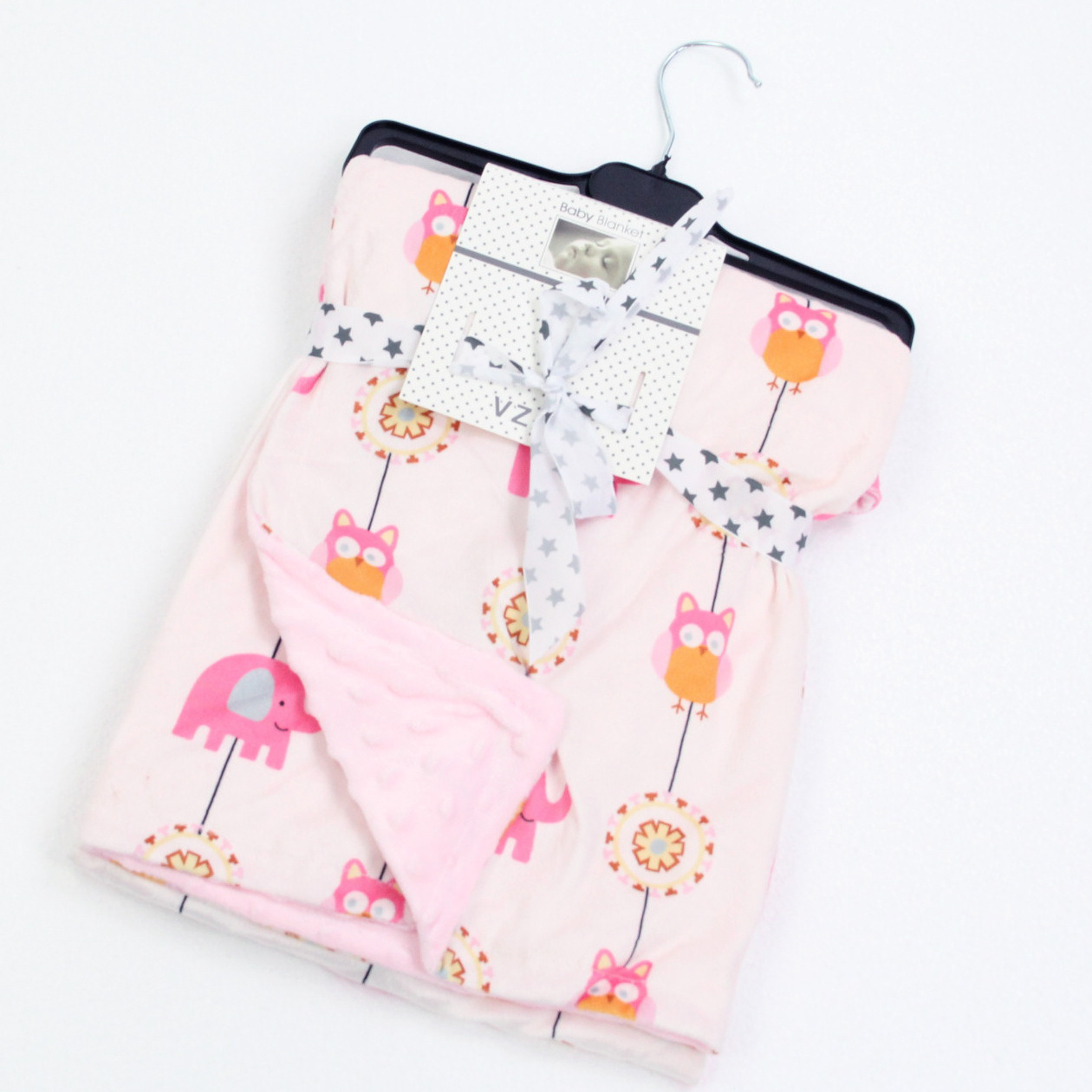 Comfort Baby Blanket 120*70 CM Printed Winter Cotton Flannel Minky Baby Swaddle Receiving Blanket Super Soft Wholesale