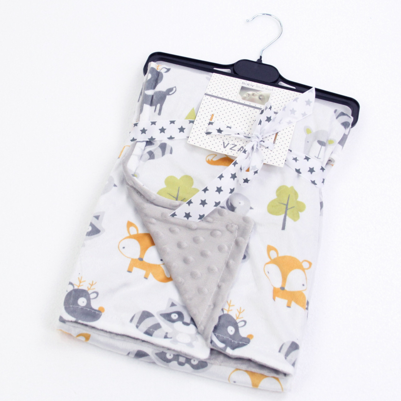 Comfort Baby Blanket 120*70 CM Printed Winter Cotton Flannel Minky Baby Swaddle Receiving Blanket Super Soft Wholesale