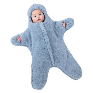 0-6 Months Kids Sleeping Bag Cute Newborn Thickening Onesie Appease Baby Wrap Blanket Winter Baby Swaddle