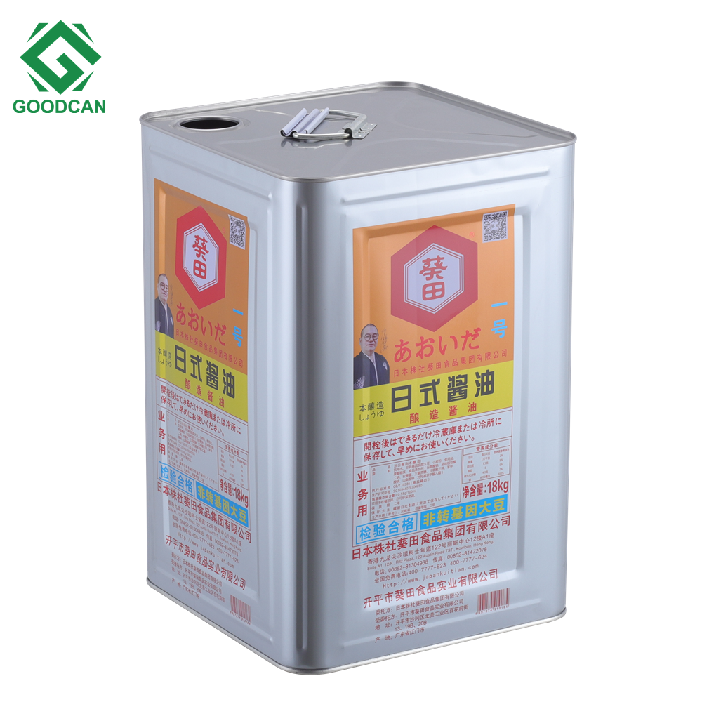 Wholesale 20L PVC Adhesive Tin Paint Can Drum Oil Drum with 42mm Nozzle